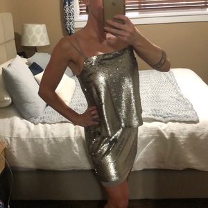STUNNING BR Sequin/silk party dress
